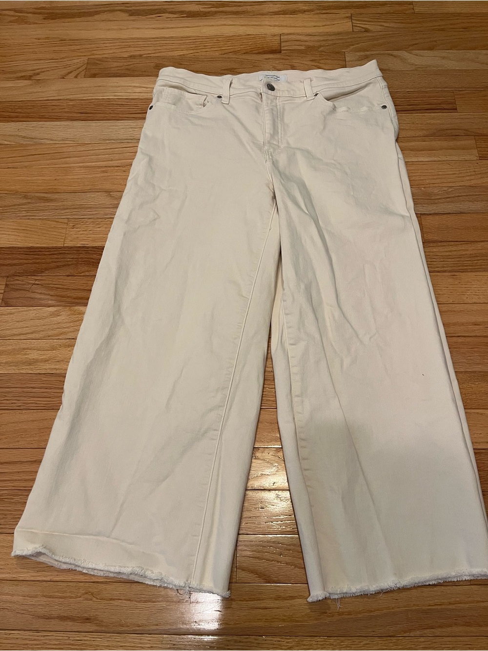 Banana Republic Cream Wide-Leg Women’s Jeans size 31